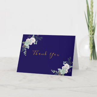 Winter Watercolor Wedding Card