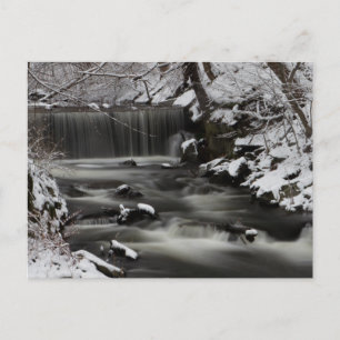 Winter Waterfall postcard