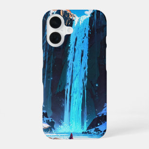 Winter Waterfall Tranquillity iPhone 16 Case