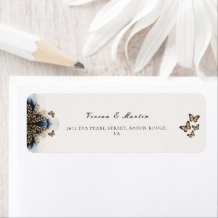 Winter Waves With Golden Wings Wedding Address