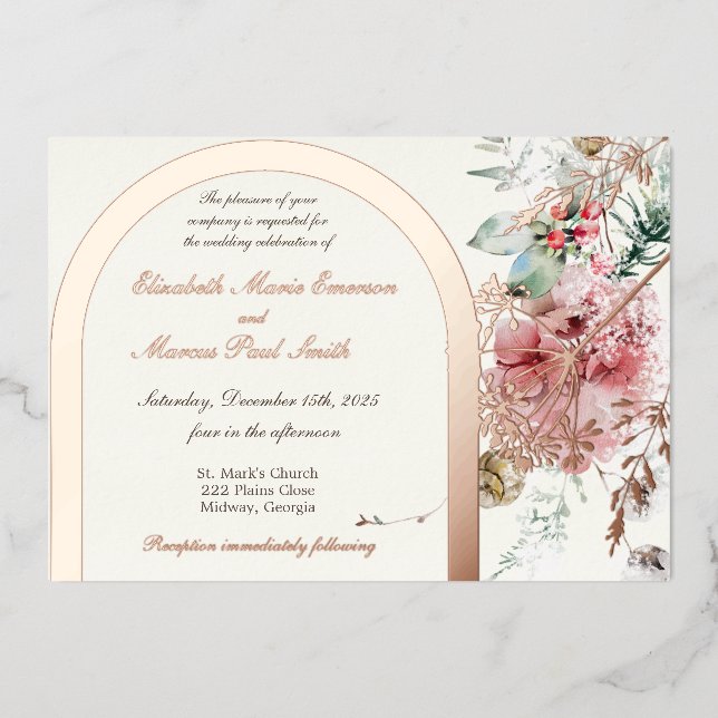 Winter Wedding Floral 2 (Front)