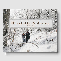 Winter Wedding Guest Book