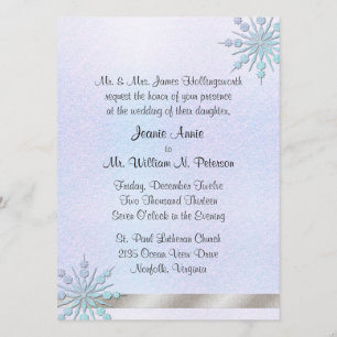 Winter Wedding Invitation