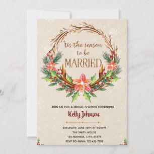 Winter Wedding invitation
