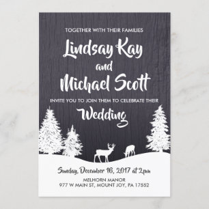 Winter Wedding Invitation