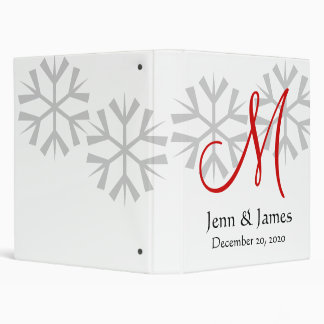 Winter Wedding Keepsake Binder | Personalized