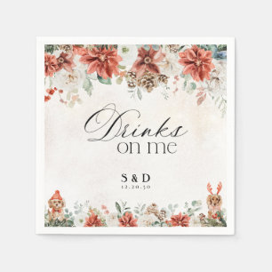 Winter Wedding Napkins