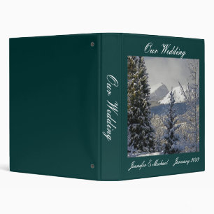 Winter Wedding Photo Album Binder