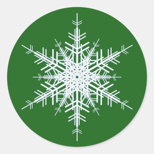 Winter Wedding Sticker (Front)