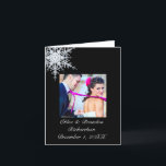 Winter Wedding Thank You Card<br><div class="desc">An intricately illustrated snowflake adorns this winter thank you card, highlighting your special photo. There is lots of room inside for you heartfelt message.</div>
