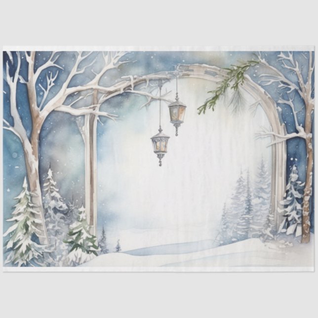 Winter Wedding Tissue Paper (Front)