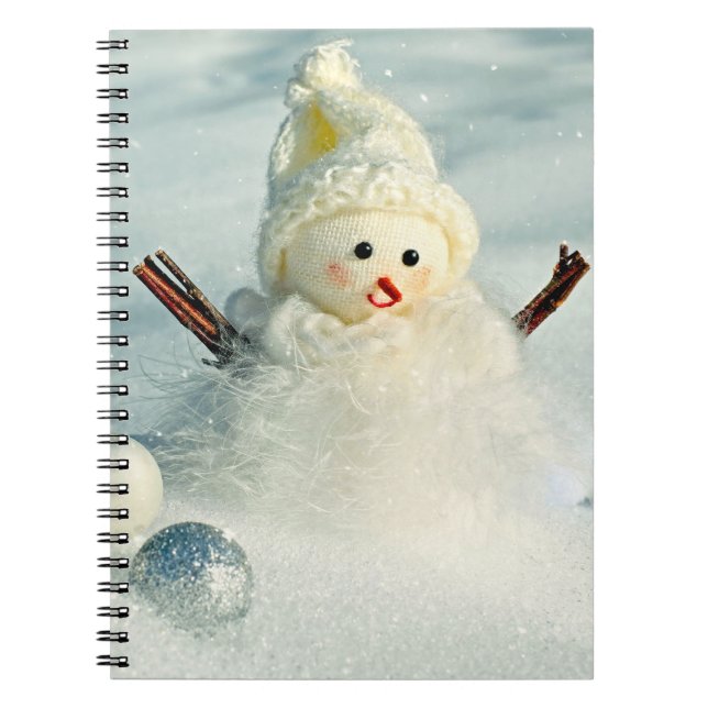 Winter Whimsy Snowman Notebook (Front)