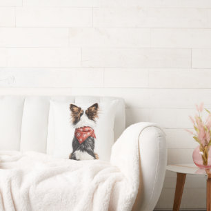 Winter Whiskers Throw Pillow