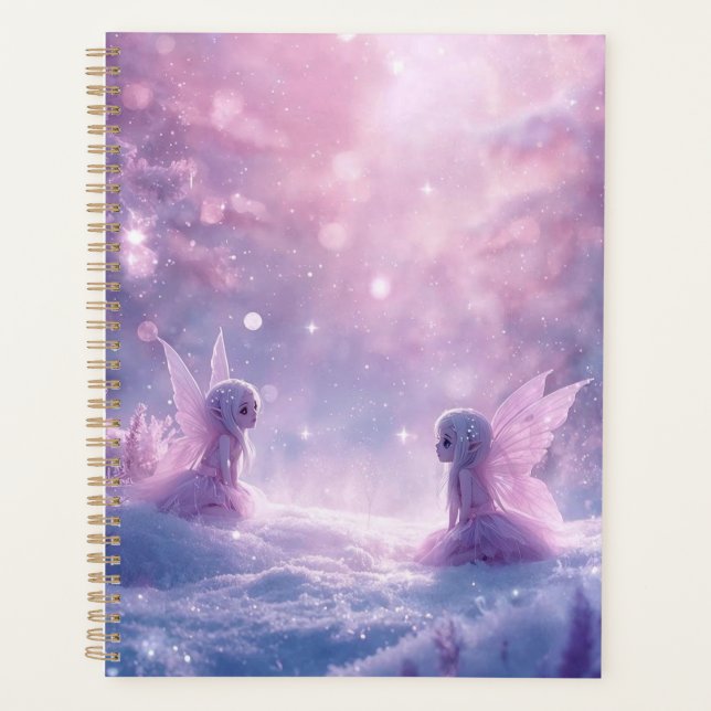 Winter Whispers and Fairy Light Planner (Front)