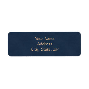 Winter White and Navy Blue Monogram
