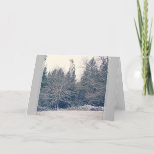 Winter White Card