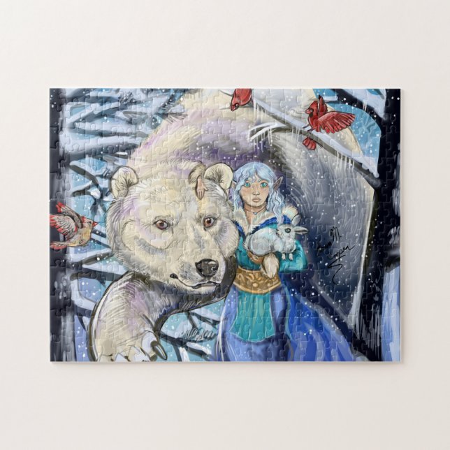 Winter Winds Polarbear Jigsaw Puzzle (Horizontal)