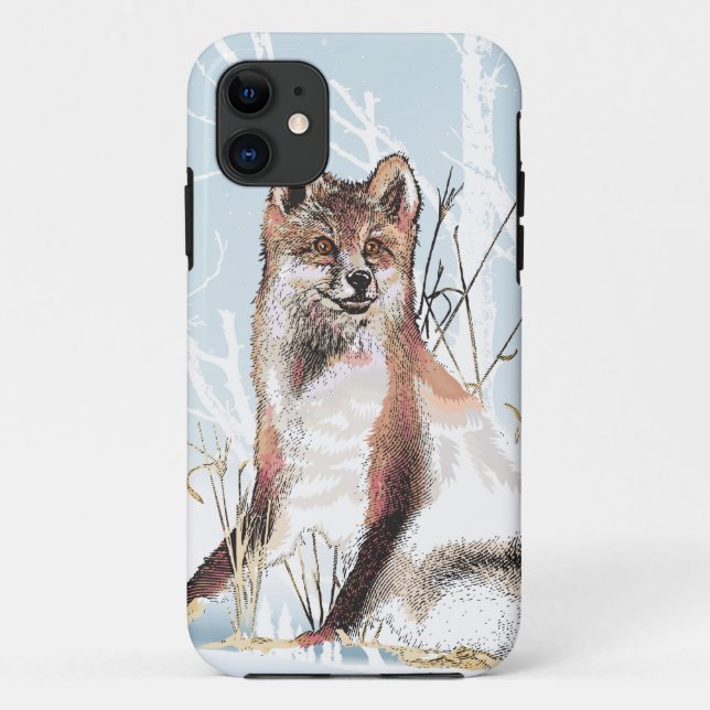 Winter Wolf Case-Mate iPhone Case (Back)