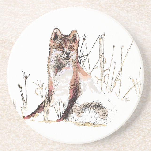 Winter Wolf Coaster (Front)