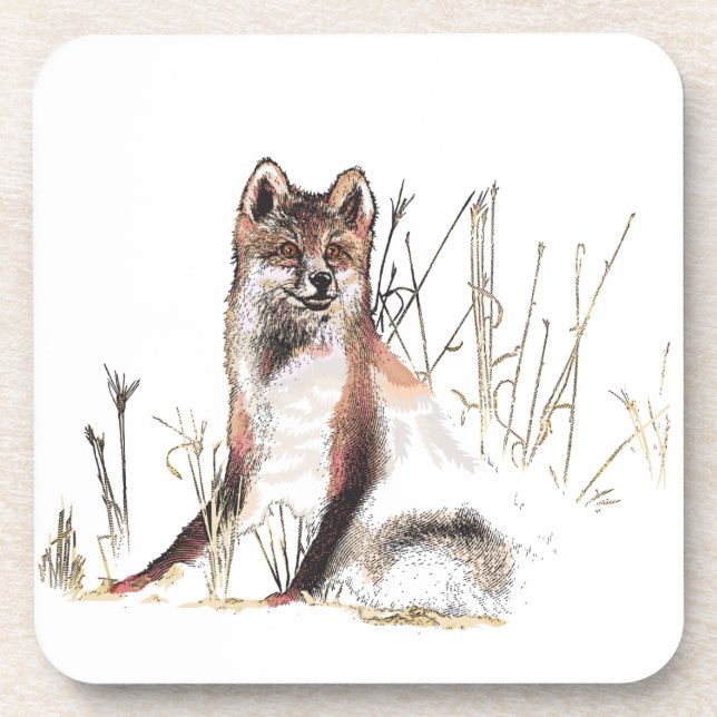 Winter Wolf Coaster (Front)
