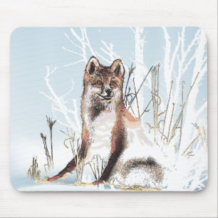 Winter Wolf Mouse Pad