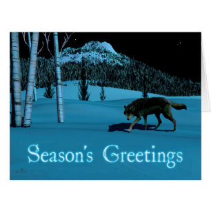 Winter Wolf - Season's Greetings