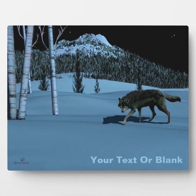 Winter Wolf - Tapetum Lucidum Plaque (Front)