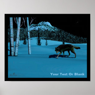 Winter Wolf - Tapetum Lucidum Poster