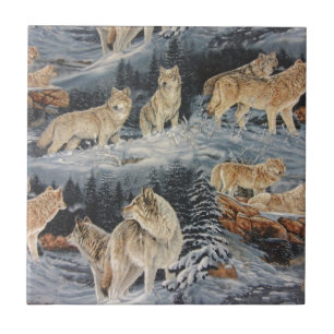 Winter Wolves Tile
