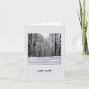 Winter Wonder Card