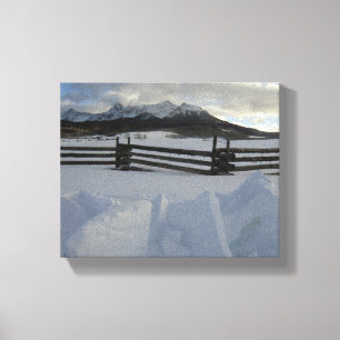 Winter Wonder in the San Juan Mountains Canvas Print