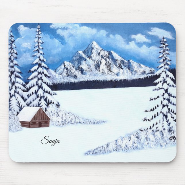 Winter Wonder Mouse Pad (Front)