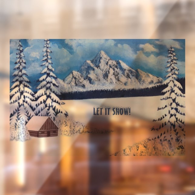 Winter Wonder Scene Window Cling (Sheet 2)