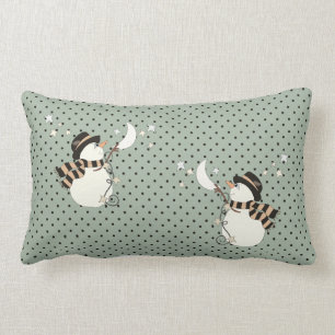 Winter Wonder Snowman Lumbar Pillow