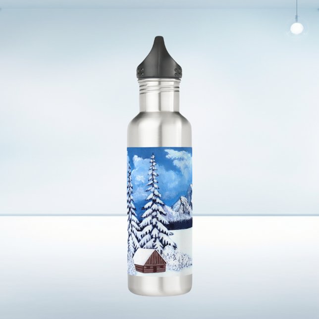 Winter Wonder Stainless Steel Water Bottle (Creator Uploaded)
