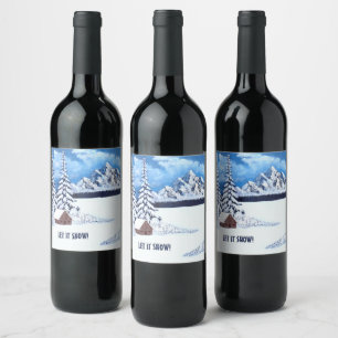 Winter Wonder Wine Label