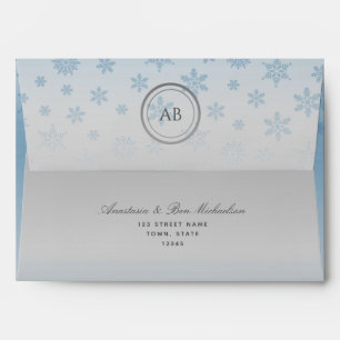 Winter Wonderland Adresse de retour 5x7 Enveloppe