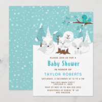 Winter Wonderland Arctic Fox Baby Shower