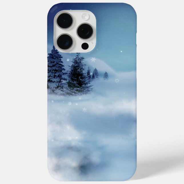 Winter Wonderland at Night Case-Mate iPhone Case (Back)