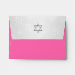 Winter Wonderland Bat mitzvah RSVP(lg.) Enveloppe