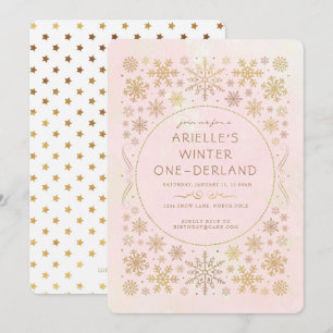 Winter Wonderland Birthday Invitation