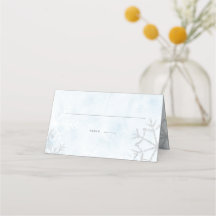 Winter Wonderland Blue Silver Snow