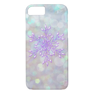 *~* Winter Wonderland Bokeh Snowflake Case-Mate iPhone Case