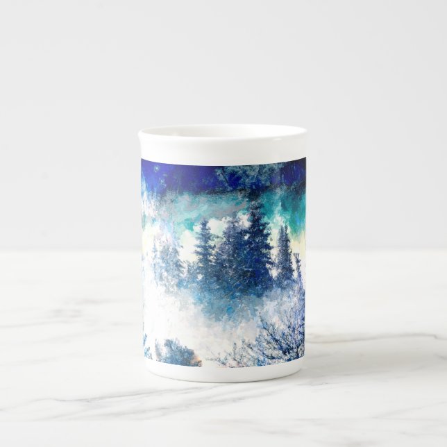 Winter Wonderland Bone China Mug (Front)