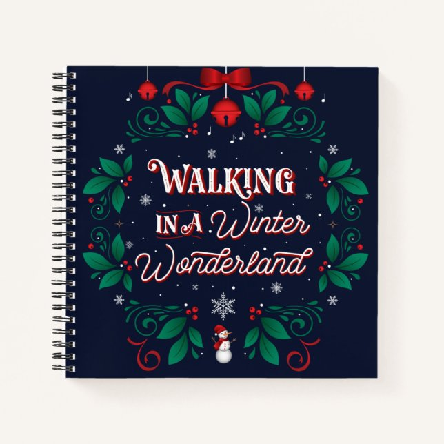 Winter Wonderland Carnet Carré 8,5x8,5 (Devant)