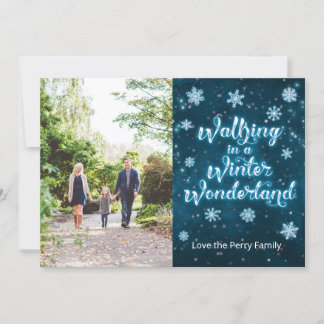 Winter Wonderland - Carte de Noël photo