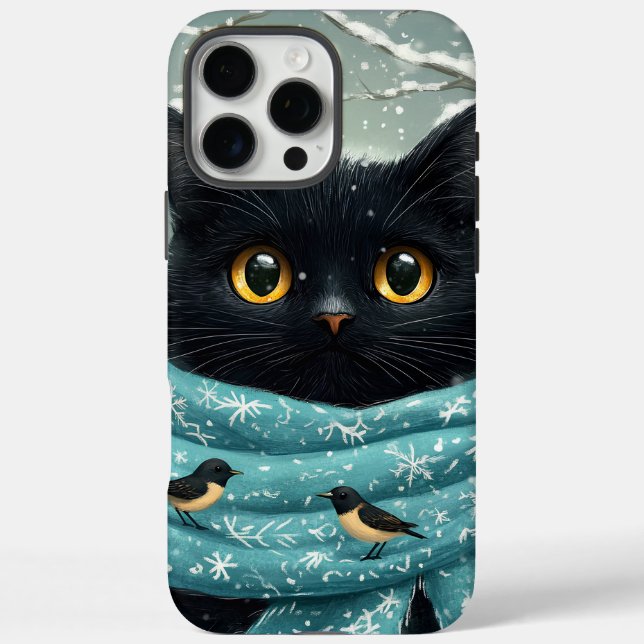 Winter Wonderland Cat Case-Mate iPhone Case (Back)