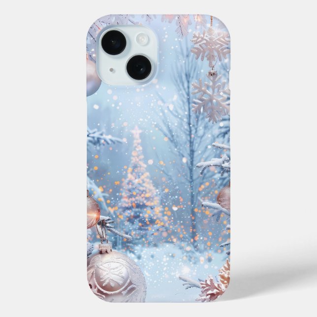 Winter Wonderland Charm Phone Case (Back)