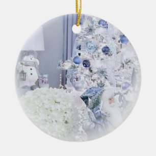Winter Wonderland Christmas Ceramic Ornament