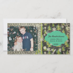 Winter Wonderland Christmas Holiday Photo Card